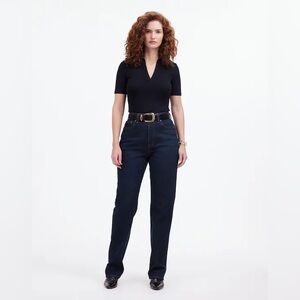 Madewell The Curvy '90s Straight Jean Norman Wash